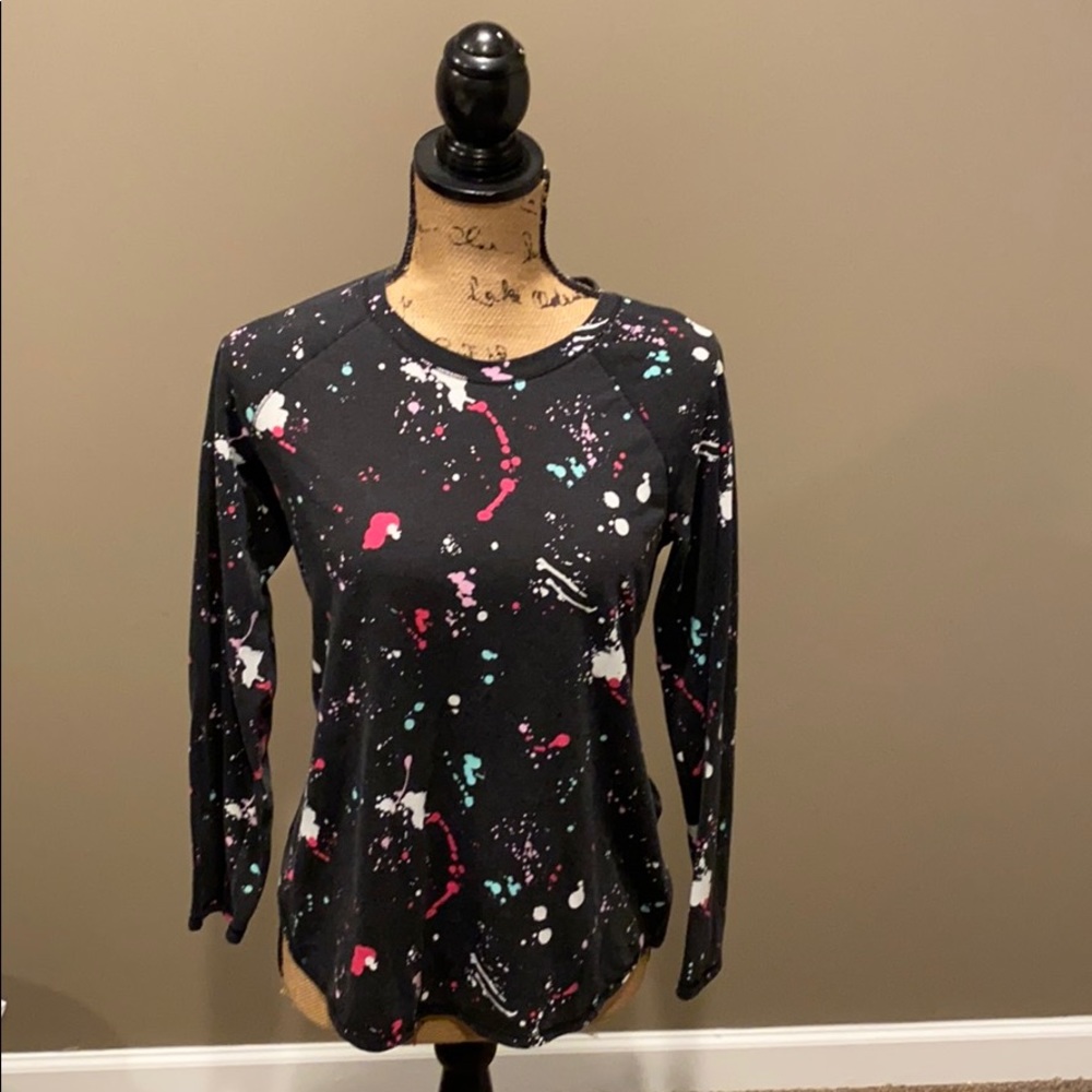 Justice Long sleeve black shirt